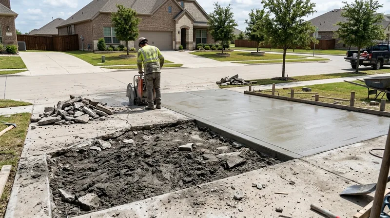 Concrete Removal & Replacement Frisco